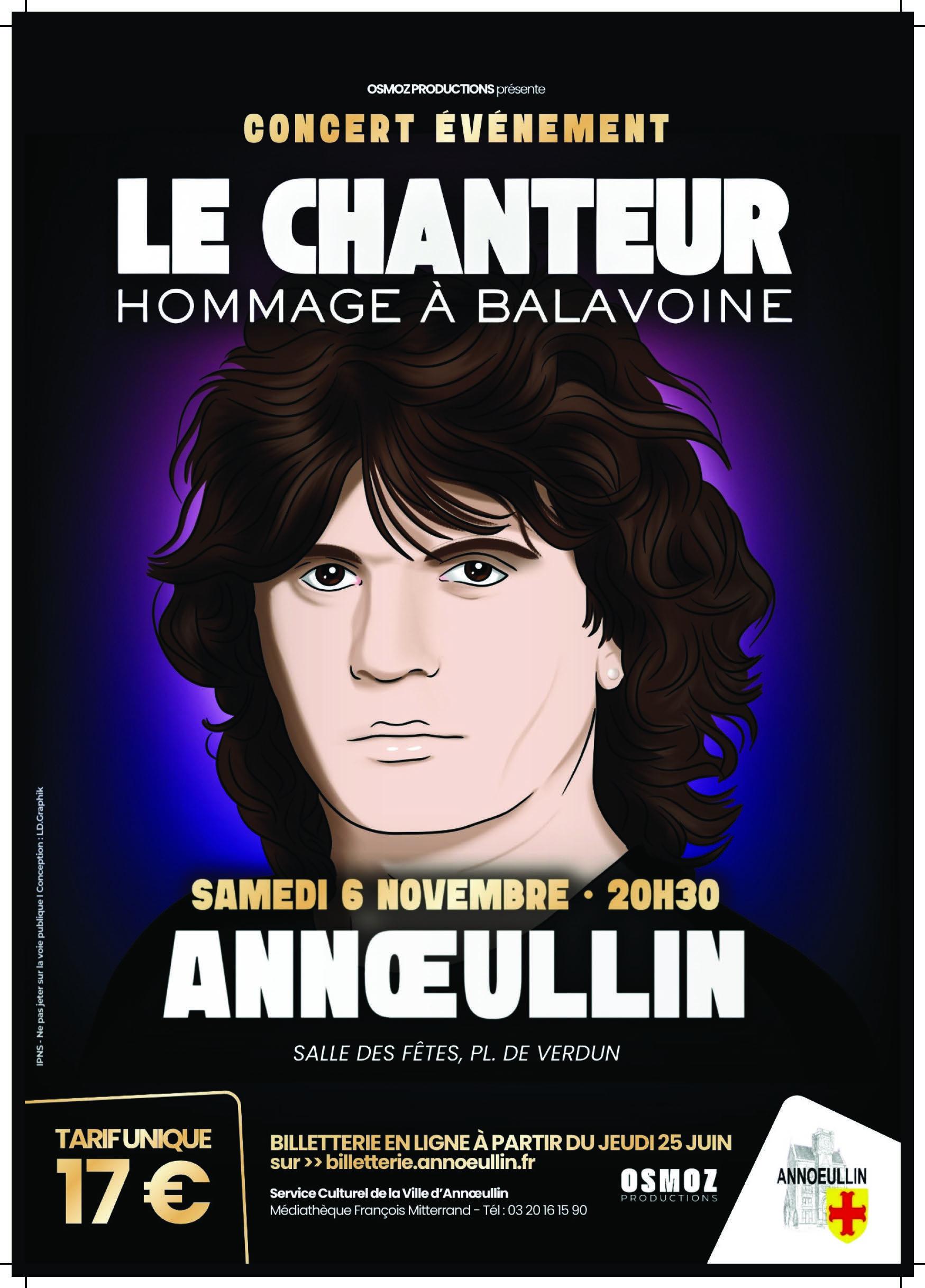 Concert "Le Chanteur" - Hommage à Balavoine